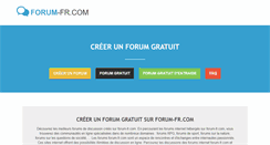 Desktop Screenshot of forum-fr.com