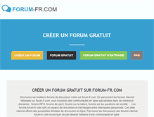 Tablet Screenshot of forum-fr.com